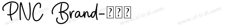 PNC Brand字体转换